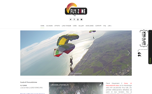 Il sito online di Fly Zone Paracadutismo