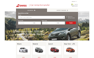 Il sito online di Cars Swiss