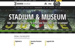 Il sito online di Juventus Stadium & Museum