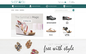 Il sito online di ShoesForYou