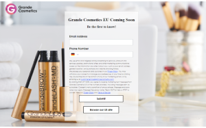 Il sito online di Grande Cosmetics
