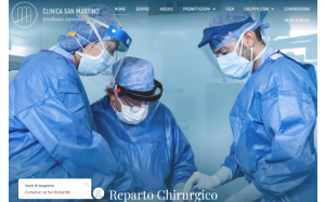 Il sito online di Clinica San Martino