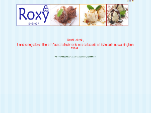 Il sito online di Gelati Roxy