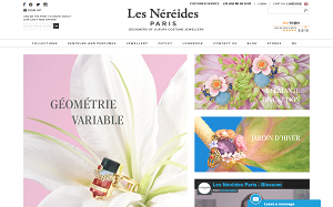 Il sito online di Les Nereides Paris