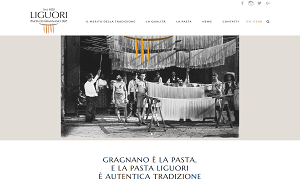 Il sito online di Pasta Liguori