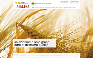 Il sito online di Pastificio Afeltra