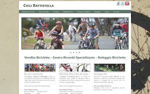 Il sito online di Cicli Battistella