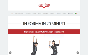 Il sito online di Urban Fitness