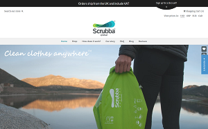Il sito online di Scrubba