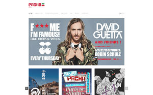 Il sito online di Pacha Ibiza