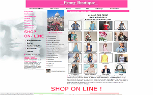 Il sito online di Penny Boutique