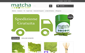 Il sito online di Matcha Factory