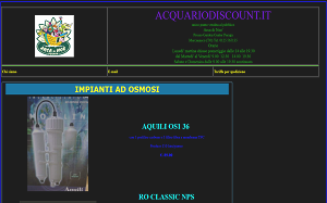 Il sito online di AcquarioDiscount