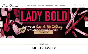 Il sito online di Too Faced Cosmetics