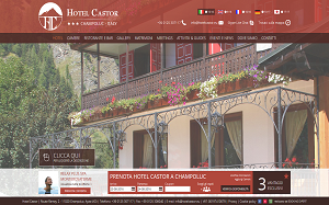Il sito online di Castor Hotel