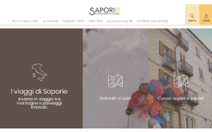Il sito online di Saporie.com