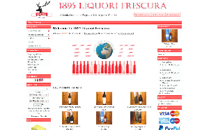 Il sito online di 1895 Liquori Frescura