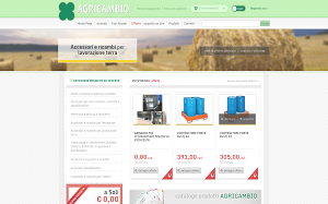Il sito online di Agricambio