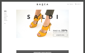 Il sito online di Barca stores