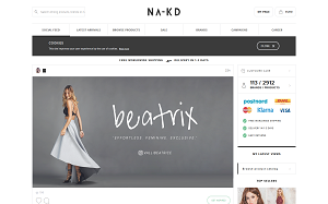 Il sito online di NA-KD