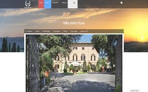 Il sito online di Hotel Villa Delle Rose Pescia