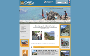Il sito online di Corsica Aventure
