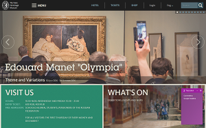 Il sito online di Hermitage Museum
