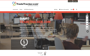 Il sito online di TradeTracker
