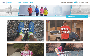 Visita lo shopping online di Asics Clearence