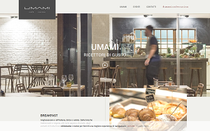 Il sito online di Umami cafe cucina