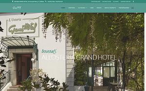 Il sito online di Osteria Grand Hotel