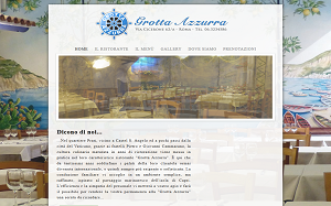 Il sito online di La Grotta Azzurra Roma