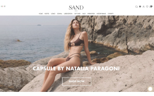 Il sito online di SandShop