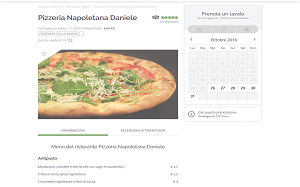 Il sito online di Pizzeria Napoletana Daniele
