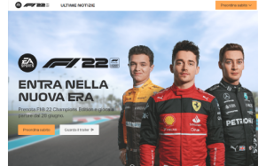 Il sito online di F1 game