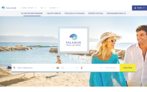 Il sito online di Valamar Hotels
