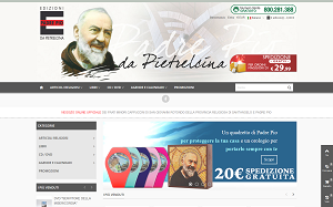 Il sito online di Edizioni Padre Pio