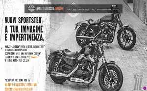 Il sito online di Harley Davidson Avellino