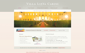 Il sito online di Villa Litta Carini