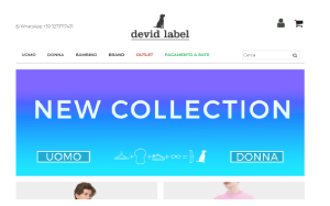 Il sito online di Devid label