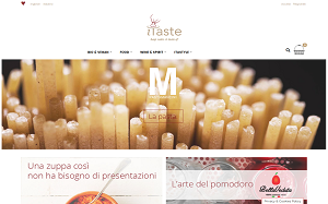Il sito online di iTaste store