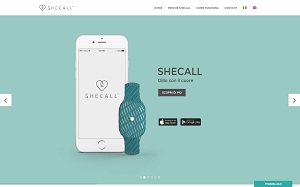 Il sito online di Shecall