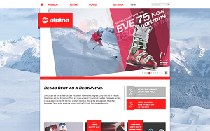 Il sito online di Alpina Sports