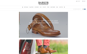 Il sito online di Barker shoes
