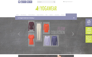 Il sito online di Curare Yogawear