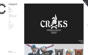 Il sito online di Crooks and Castles