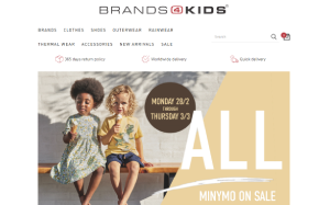 Il sito online di Brands4kids