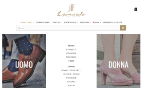 Il sito online di Leonardo Shoes
