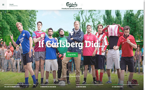 Il sito online di Carlsberg
