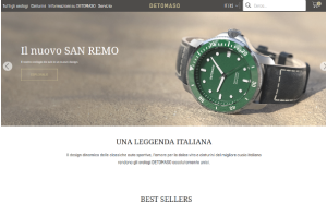 Il sito online di Detomaso watches